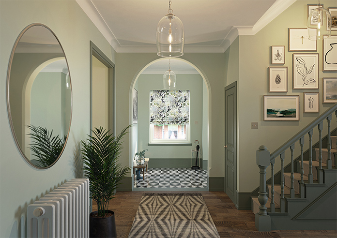 Bali, Green - Twist&Fit Roman Blind - Image 9